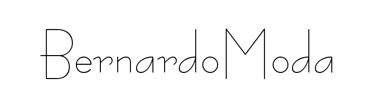 BernardoModa Font