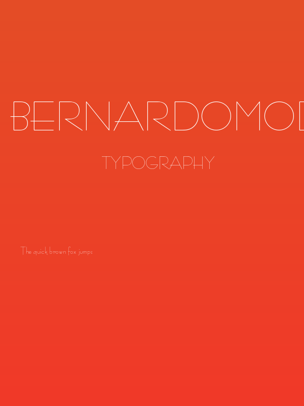 BernardoModa Poster