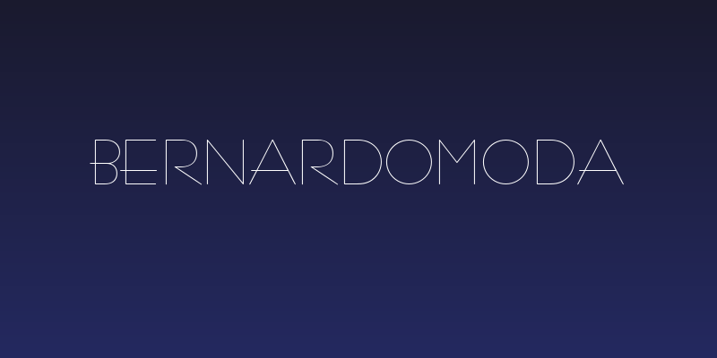 BernardoModa Social Header