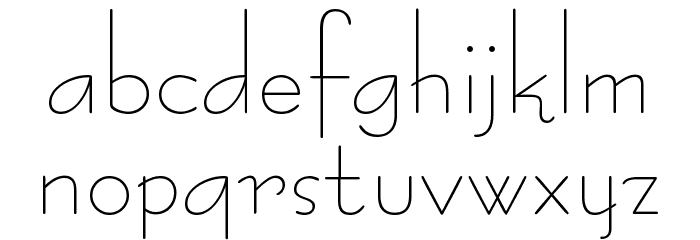 BernardoModa Font LOWERCASE