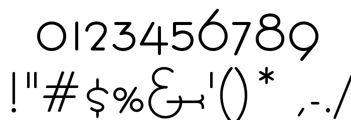 BernardoModaBold Font OTHER CHARS