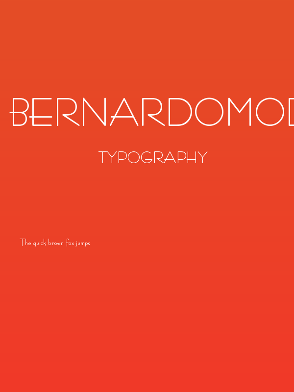 BernardoModaBold Poster