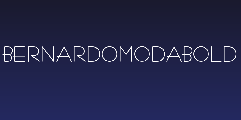 BernardoModaBold Social Header