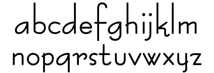 BernardoModaBold Font LOWERCASE