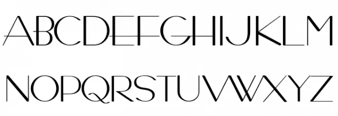 BernardoModaContrast Schriftart Groß