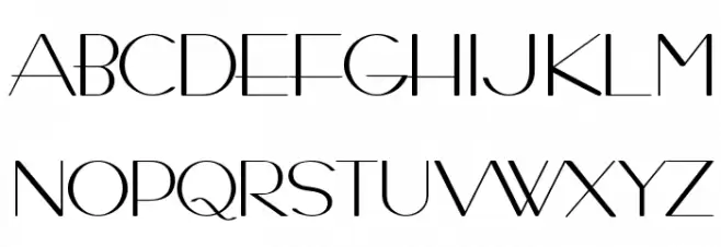 BernardoModaContrast Font Litere mari