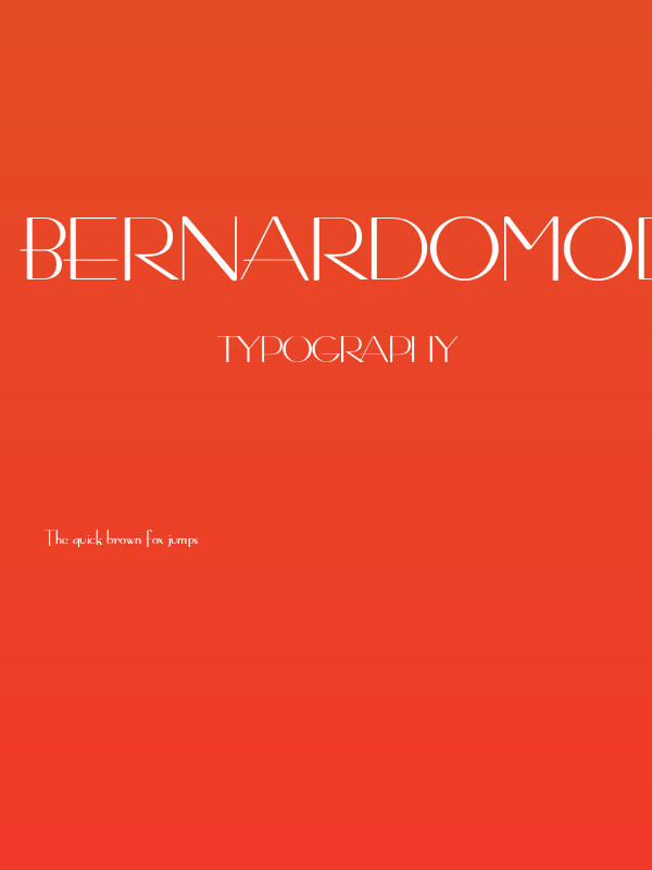 BernardoModaContrast Poster