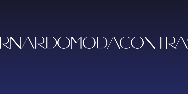 BernardoModaContrast Social Header
