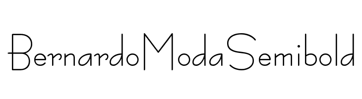 BernardoModaSemibold Font