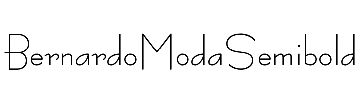 BernardoModaSemibold  baixar fontes gratis