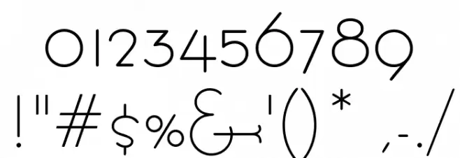 BernardoModaSemibold Font OTHER CHARS