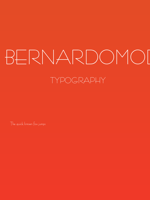 BernardoModaSemibold Poster