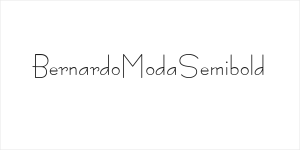 BernardoModaSemibold Logo