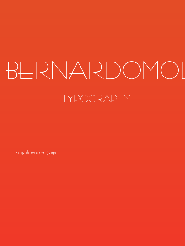 BernardoModaSemibold Poster