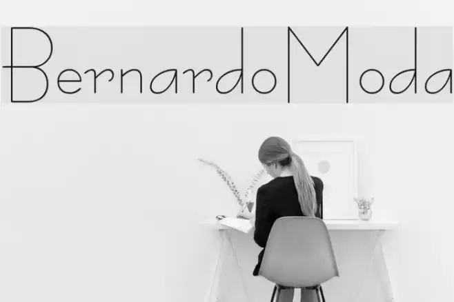 BernardoModa Font examples