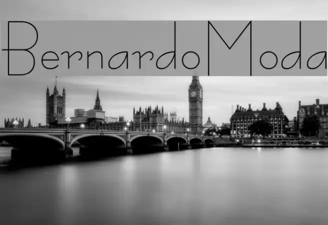 BernardoModa Font examples