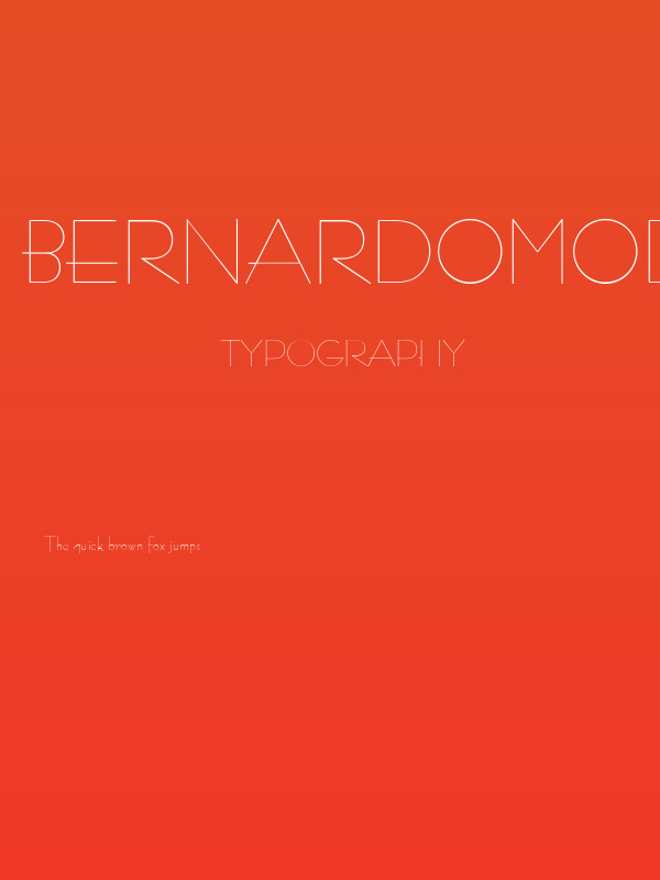 BernardoModa Poster