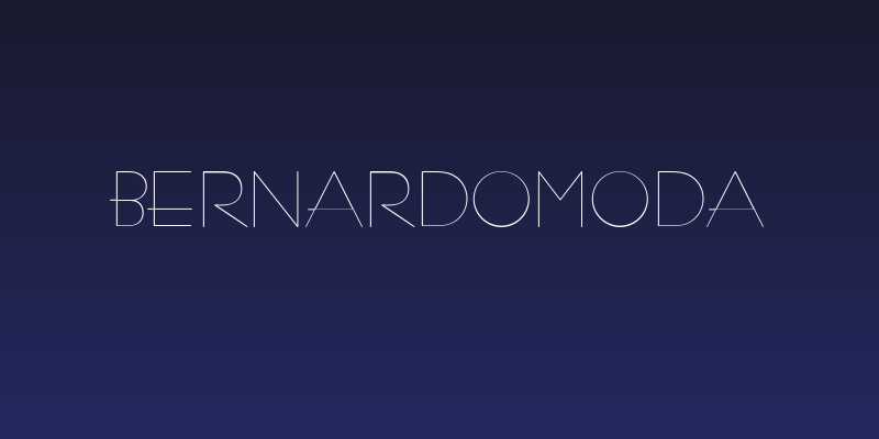 BernardoModa Social Header