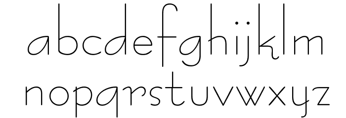 BernardoModa Font LOWERCASE