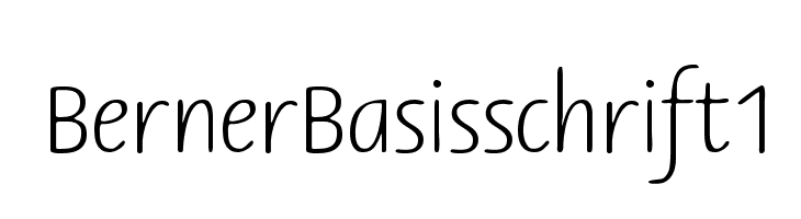 BernerBasisschrift1  baixar fontes gratis
