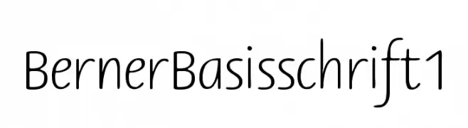 BernerBasisschrift1  Fuentes Gratis Descargar