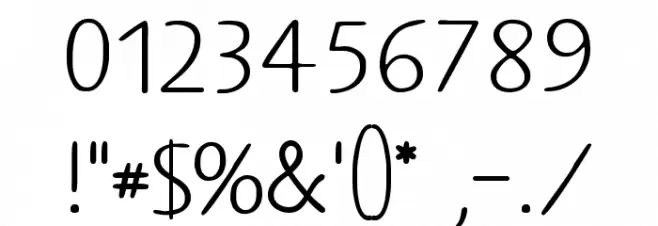 BernerBasisschrift1 Font OTHER CHARS