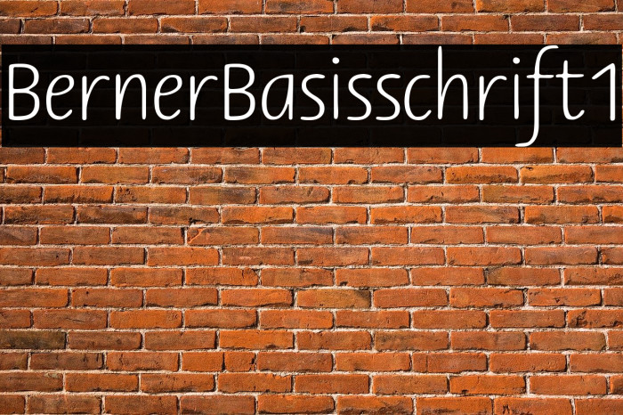 BernerBasisschrift1 Example 1