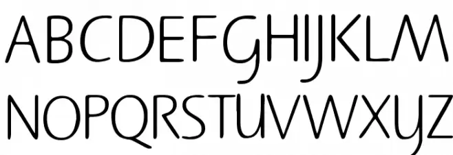 BernerBasisschrift1 字体 大写