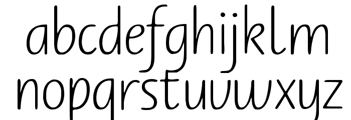 BernerBasisschrift1 Font LOWERCASE