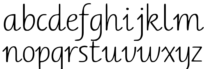 BernerBasisschrift2 Font LOWERCASE