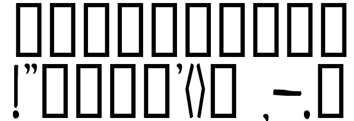 Bernhardt!` Font OTHER CHARS