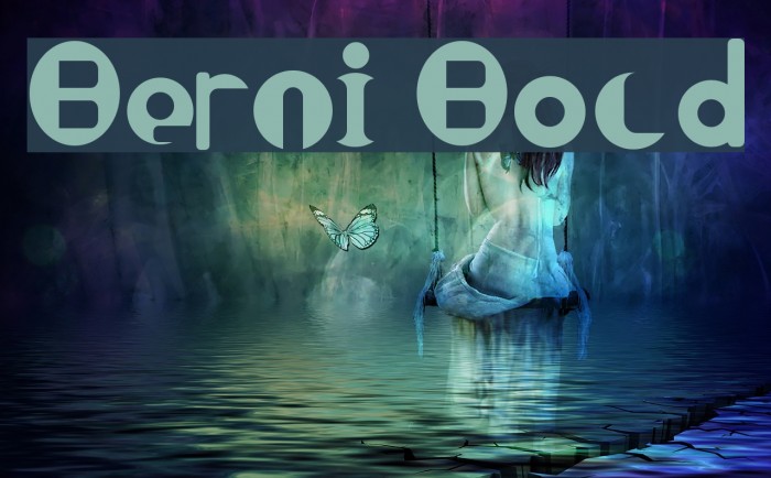 Berni Bold Font examples