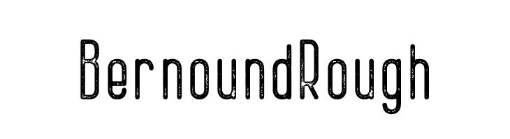 Bernound Rough  Free Fonts Download