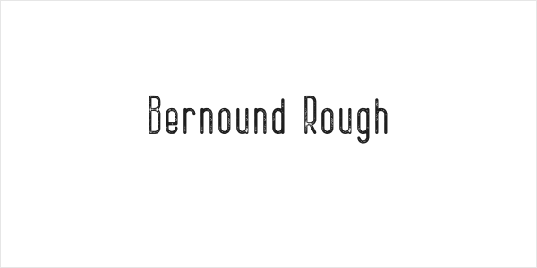 Bernound Rough Logo