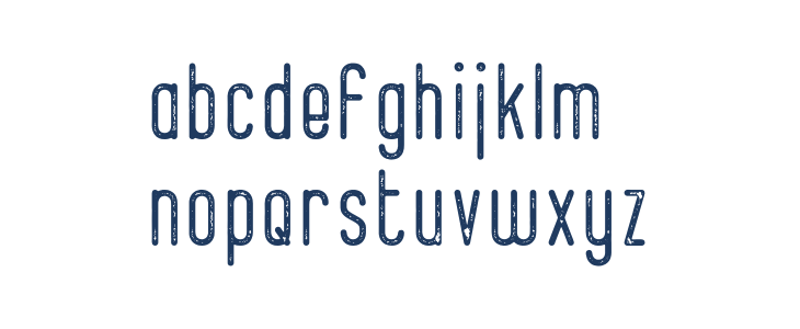 Bernound Rough Lowercase