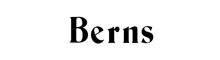 Berns Font | Download for Free - FFonts.net