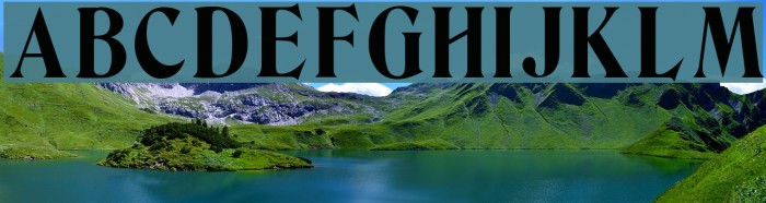 Berns Font examples