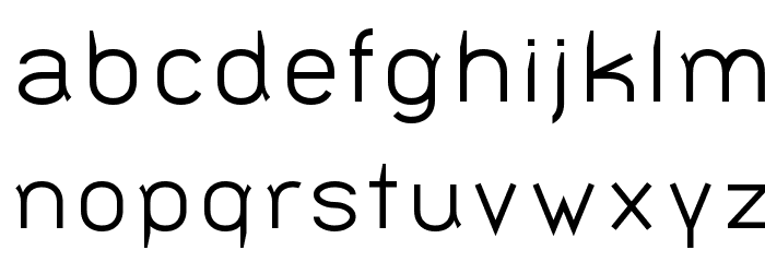 Bernur Normal Font LOWERCASE