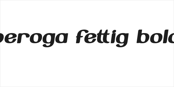 Beroga Fettig Bold Logo