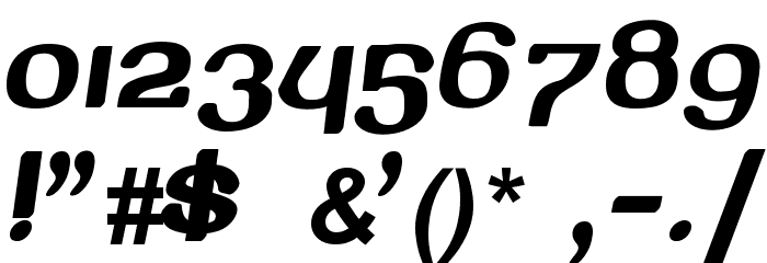 Beroga Normal Font OTHER CHARS