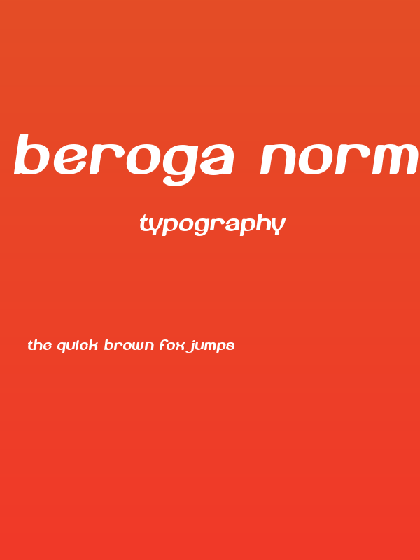 Beroga Normal Poster