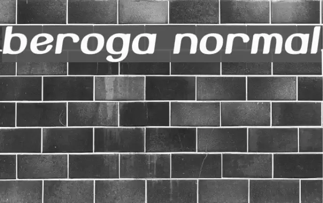 Beroga Normal خط examples