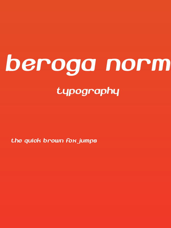 Beroga Normal Poster
