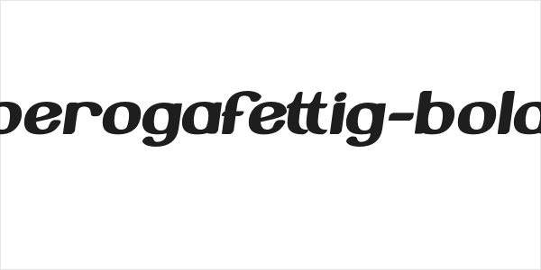 BerogaFettig-Bold Logo