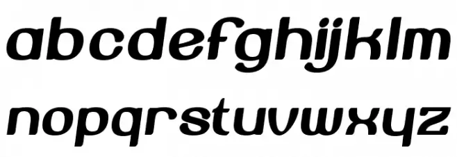Beroga Schriftart Kleinbuchstaben