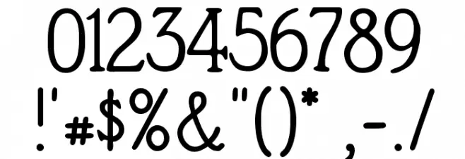 Berolina Font OTHER CHARS