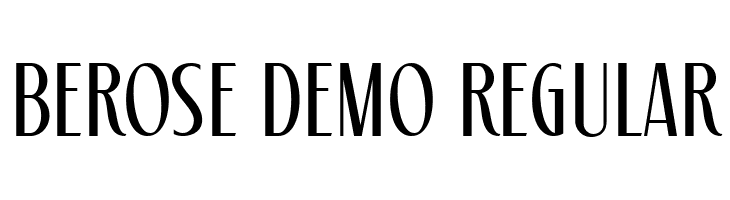 Berose Demo Regular  font caratteri gratis