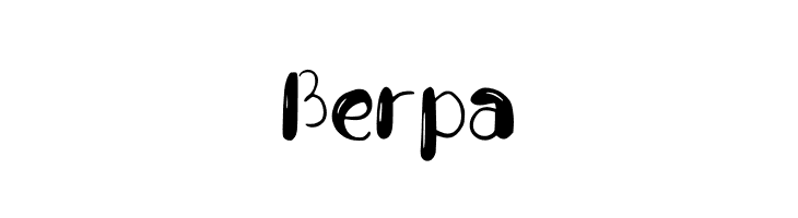 Berpa  Скачать бесплатные шрифты