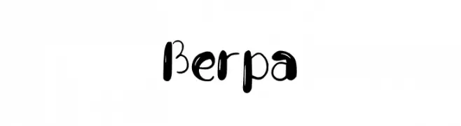 Berpa  Frei Schriftart Herunterladen