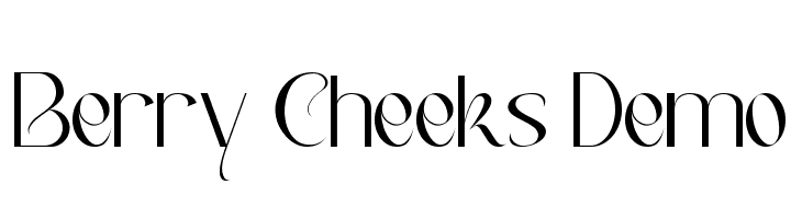 Berry Cheeks Demo  नि: शुल्क फ़ॉन्ट्स डाउनलोड
